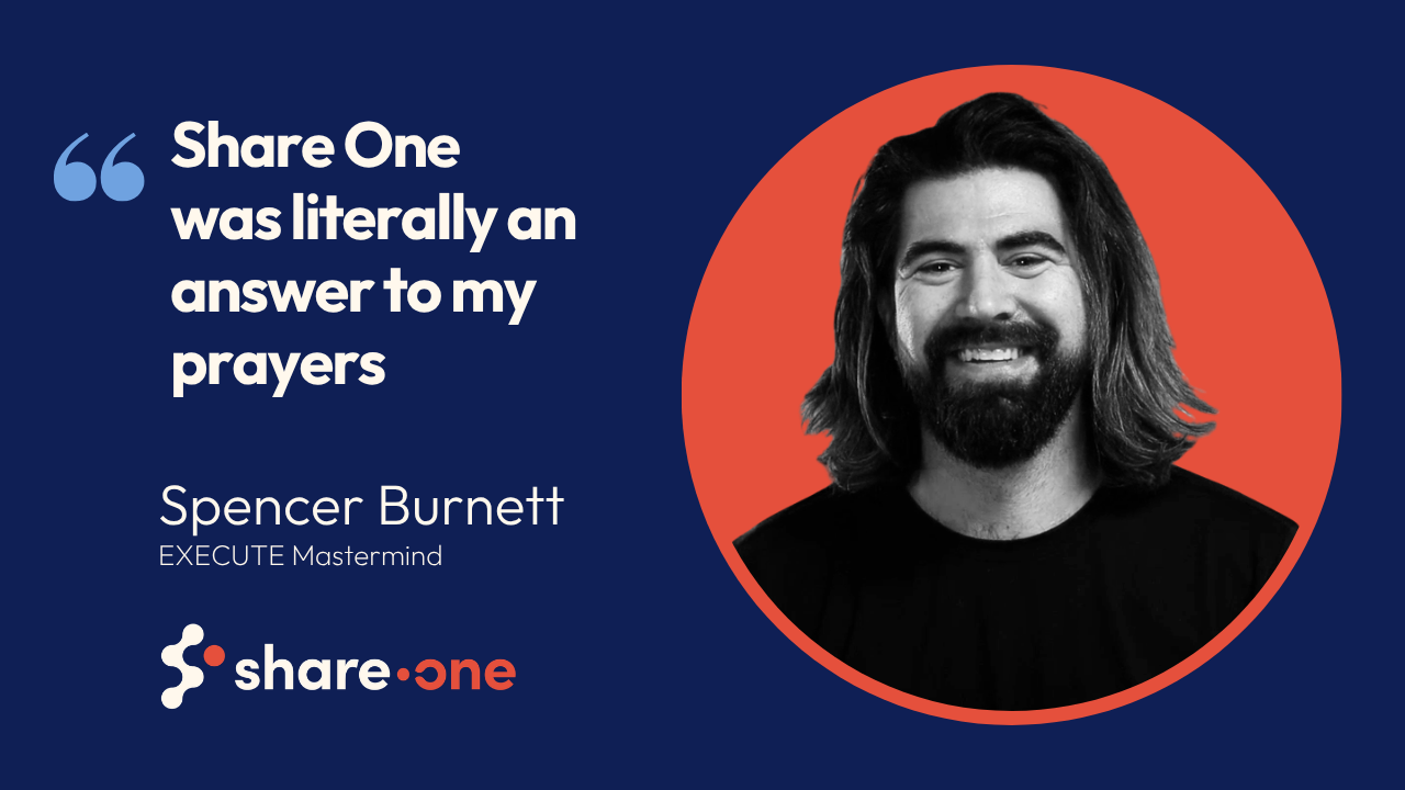 Spencer Burnett tells their story about Share One