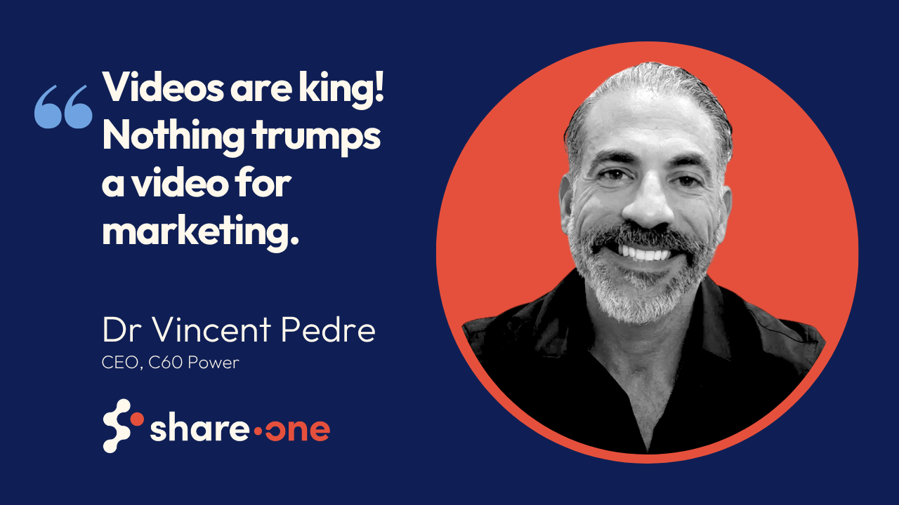Vincent Pedre tells their story about Share One