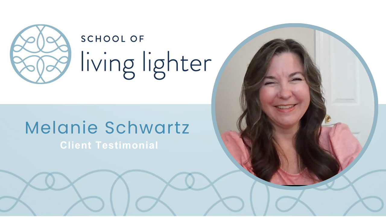 Melanie Schvartz tells their story about School of Living Lighter