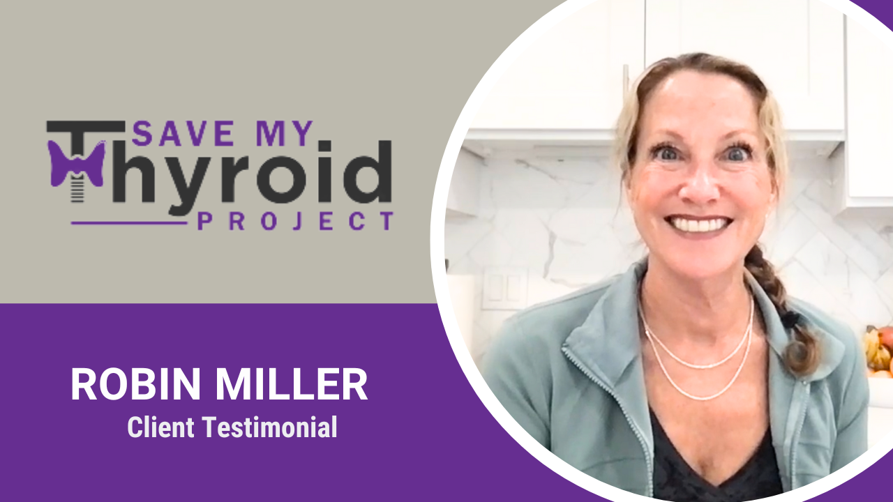 Robin Miller tells their story about Save My Thyroid