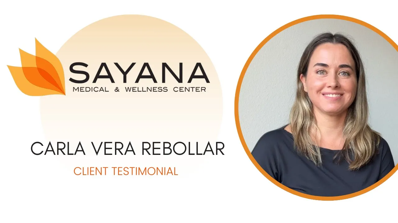 Carla Vera Rebollar tells their story about Sayana Medical & Wellness Center