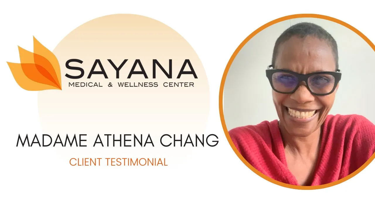 Madame Athena Chang tells their story about Sayana Medical & Wellness Center