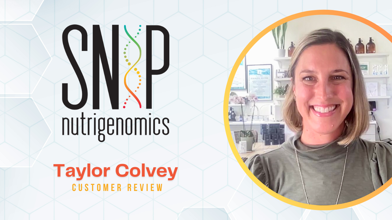 Taylor Colvey tells their story about SNIP Nutrition