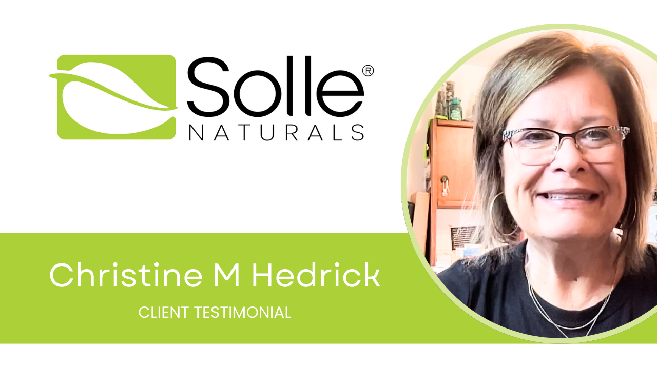 Christine M Hedrick tells their story about Solle Naturals