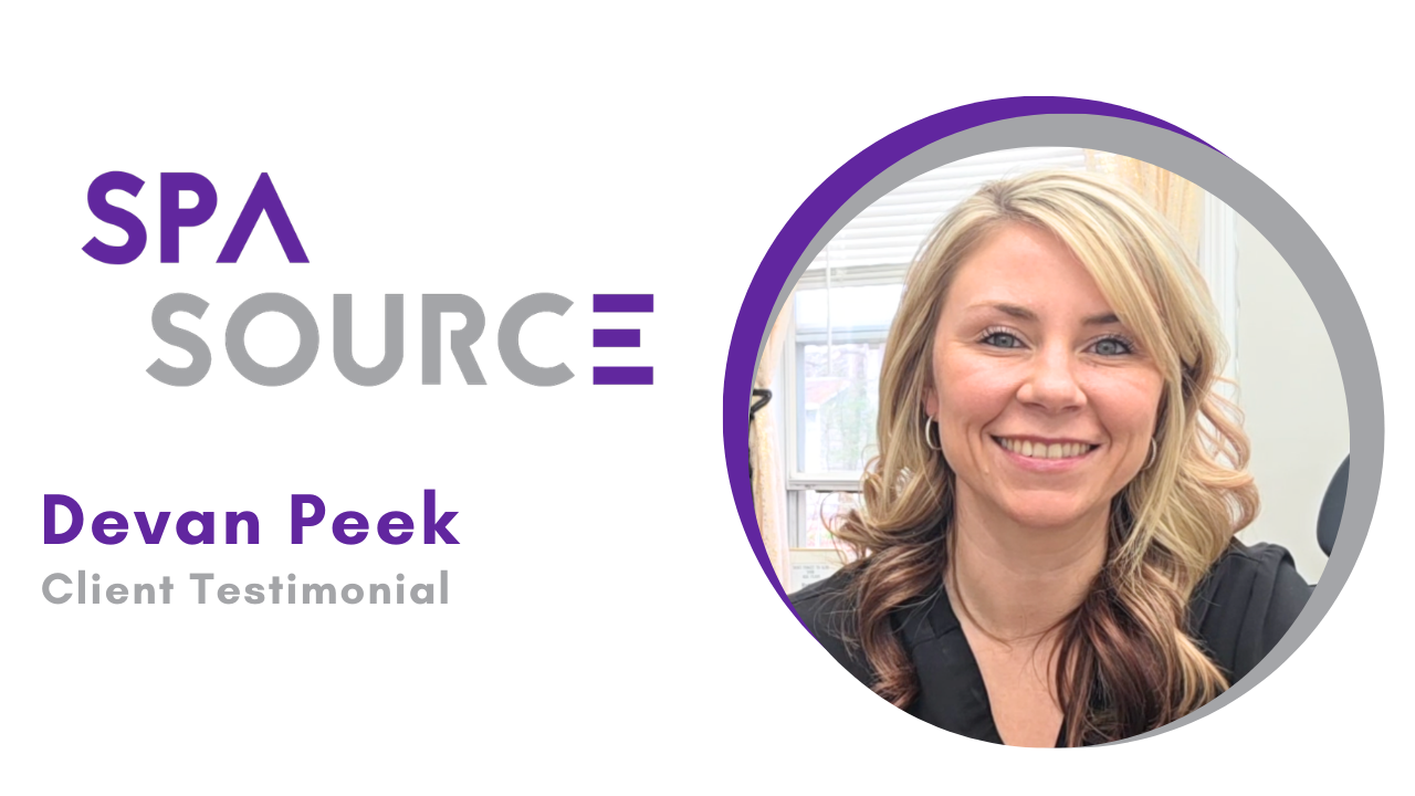 Devan Peek tells their story about SPA SOURCE LLC