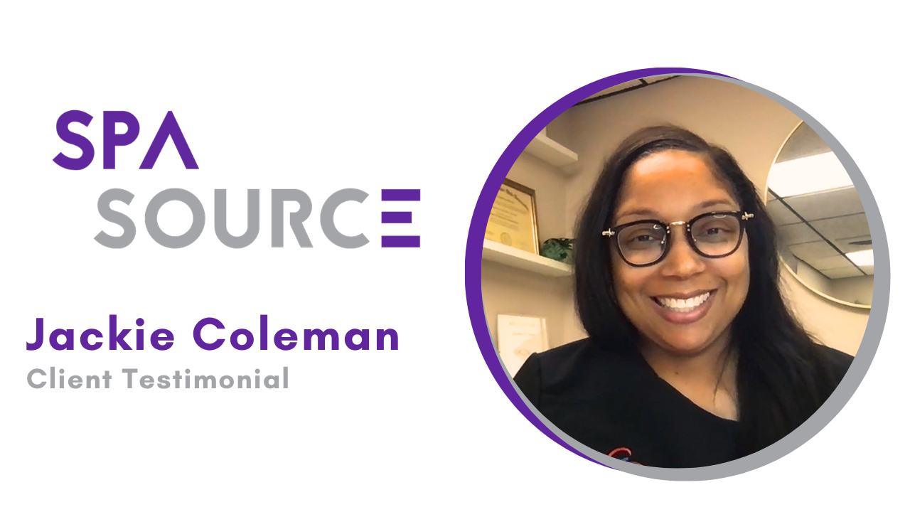 Jackie Coleman tells their story about SPA SOURCE LLC