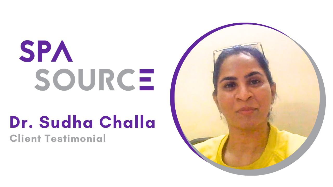 Sudha Challa tells their story about SPA SOURCE LLC