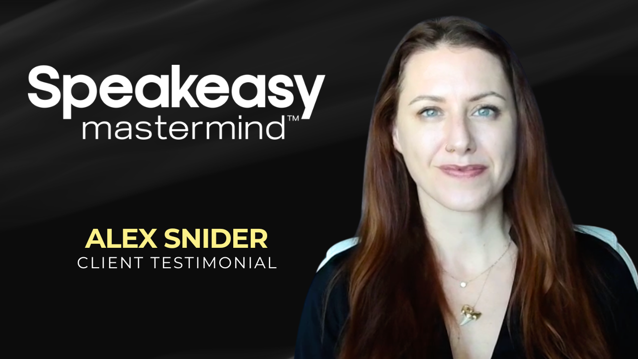 Alex Snider tells their story about Speakeasy Mastermind