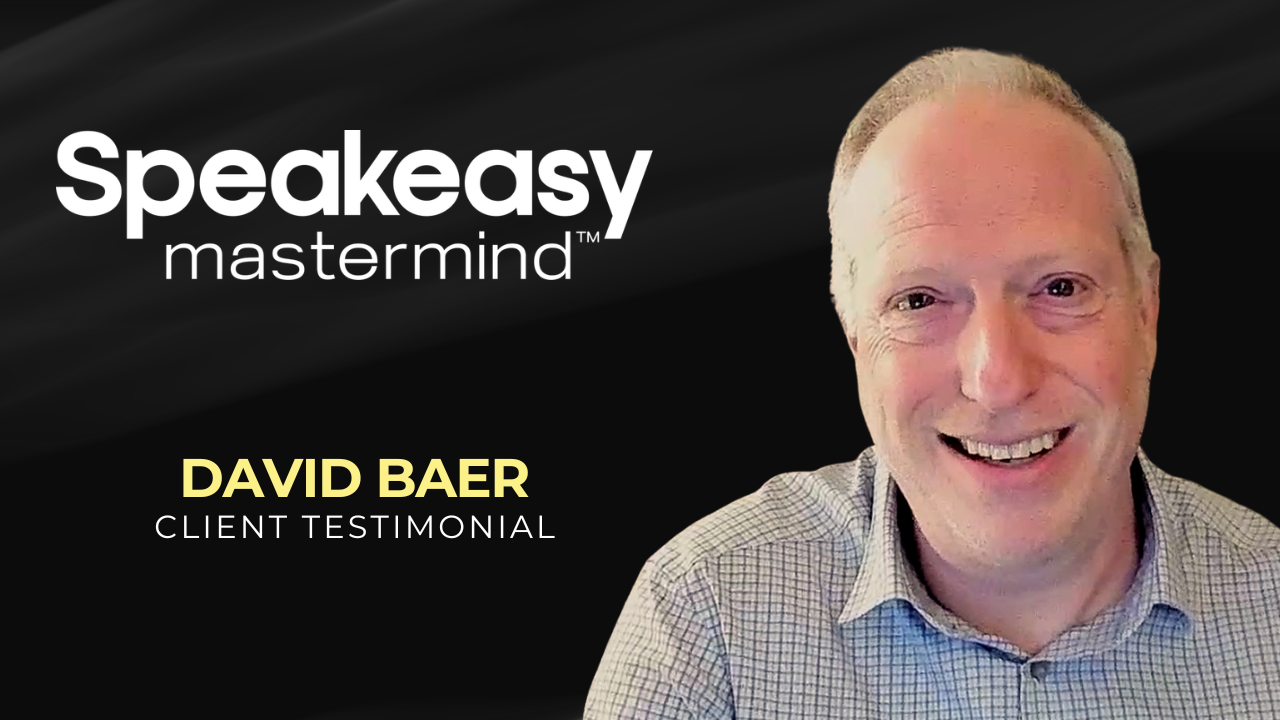 David Baer tells their story about Speakeasy Mastermind
