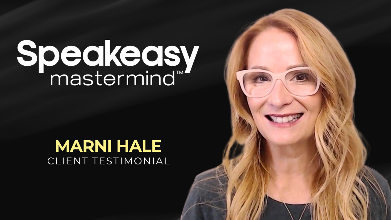 Marni Hale tells their story about Speakeasy Mastermind
