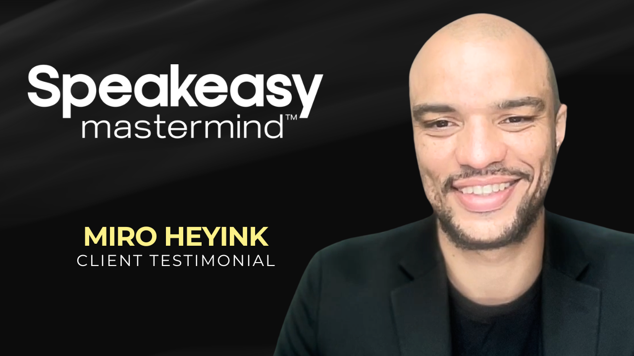 Miro Heyink tells their story about Speakeasy Mastermind