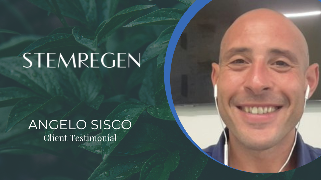 Angelo Sisco tells their story about STEM Regen