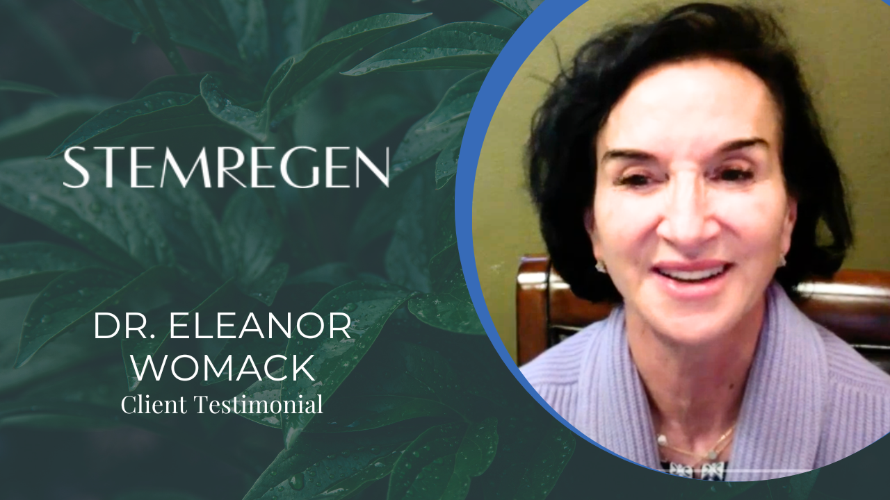 Dr Eleanor Womack Md tells their story about STEM Regen
