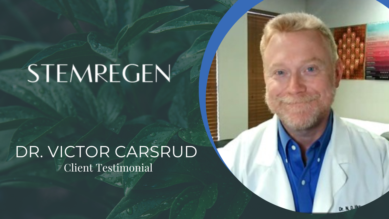 Dr Victor Carsrud tells their story about STEM Regen