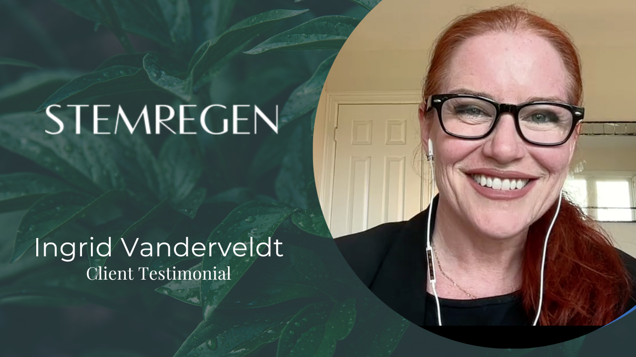 Ingrid Vanderveldt tells their story about STEM Regen