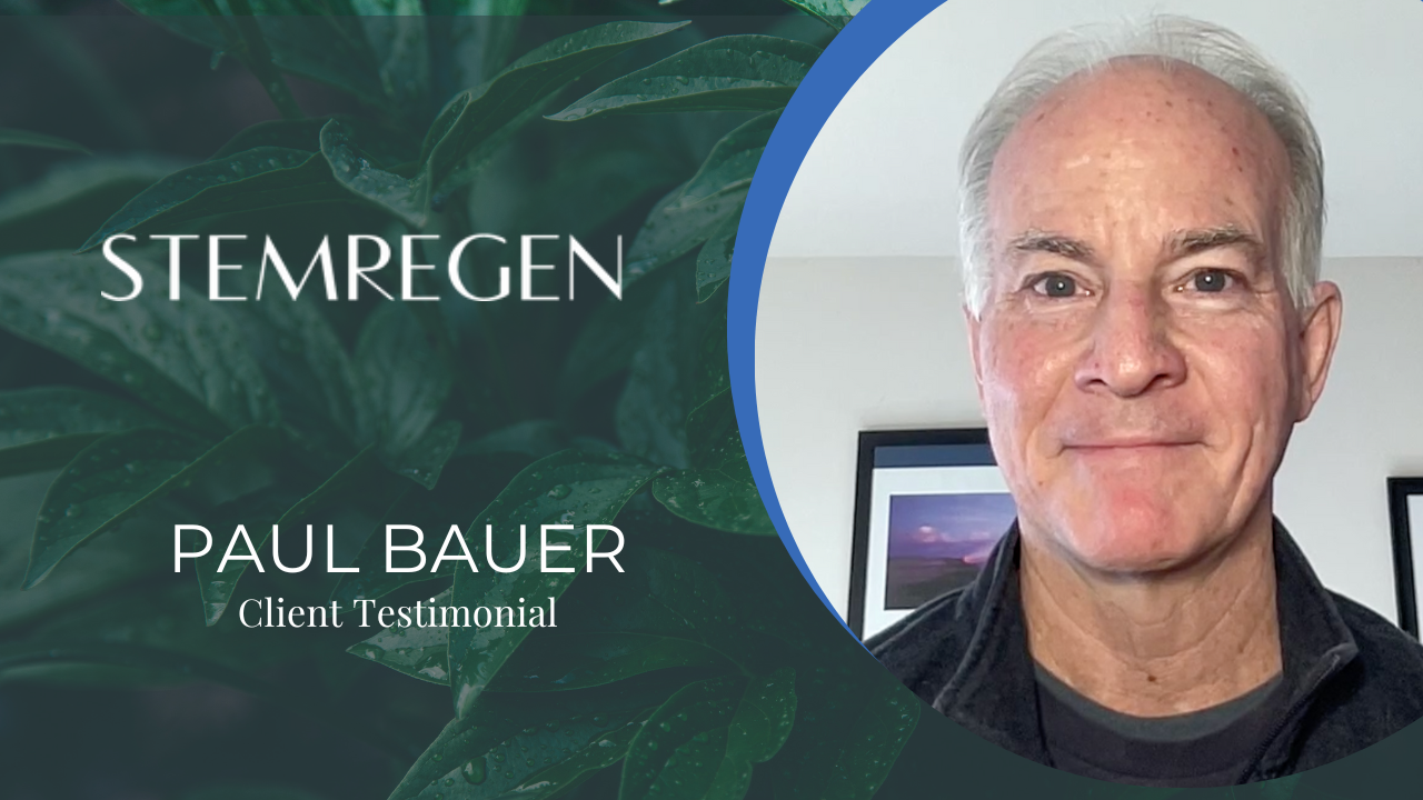 Paul Bauer tells their story about STEM Regen