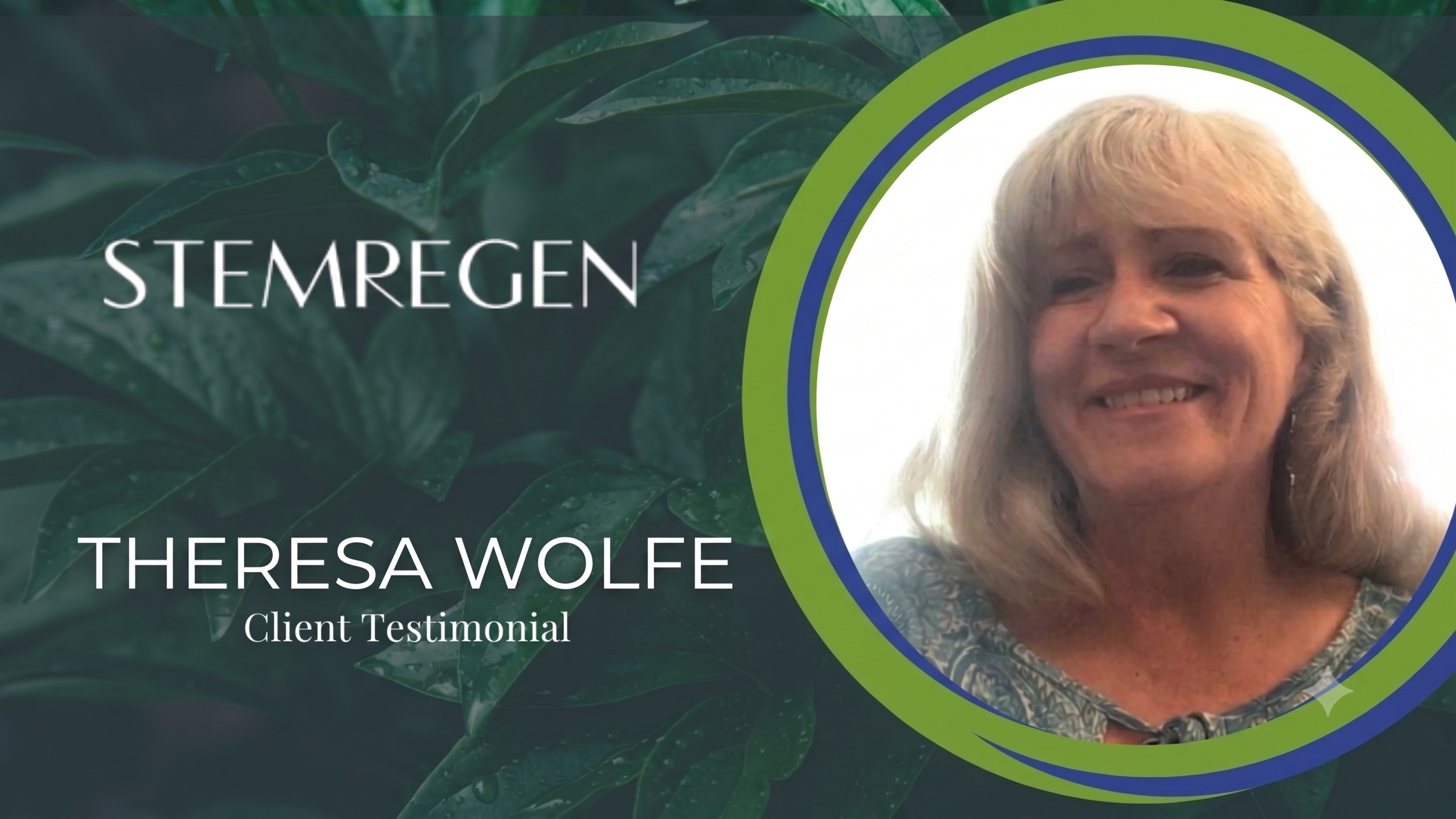 Theresa Wolfe tells their story about STEM Regen