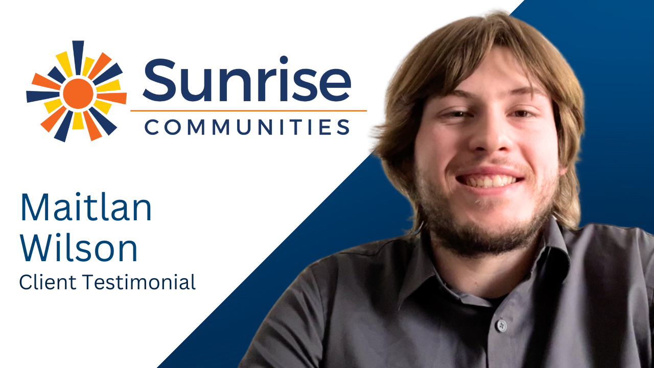 Maitlan Wilson tells their story about Sunrise Community