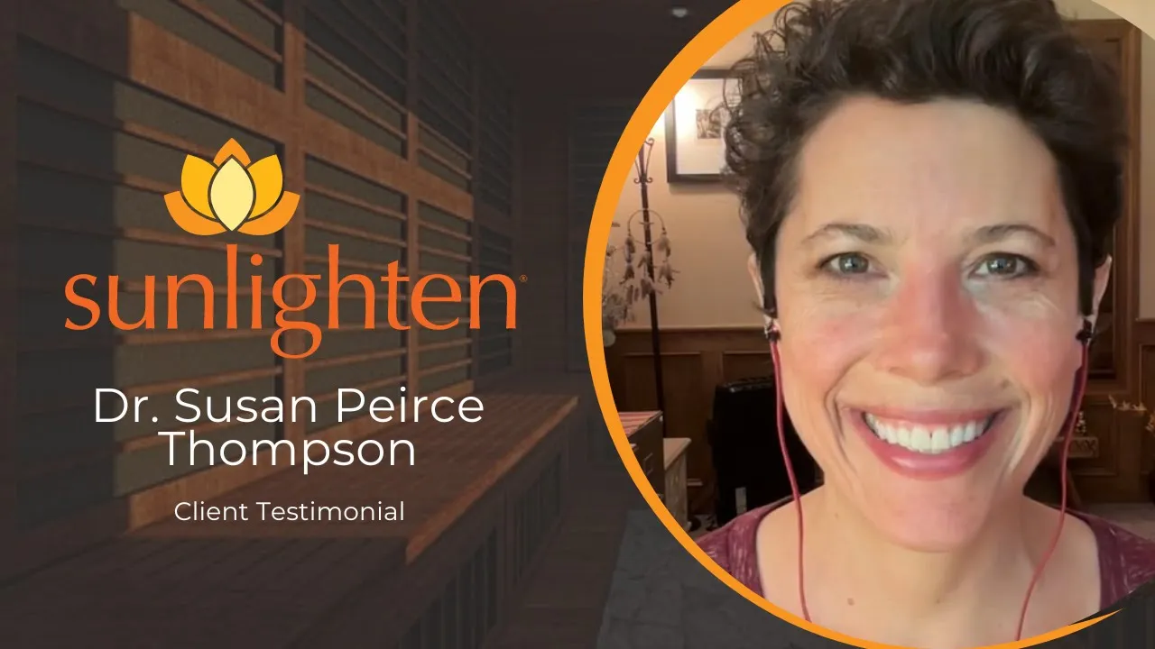Susan Peirce Thompson tells their story about Sunlighten