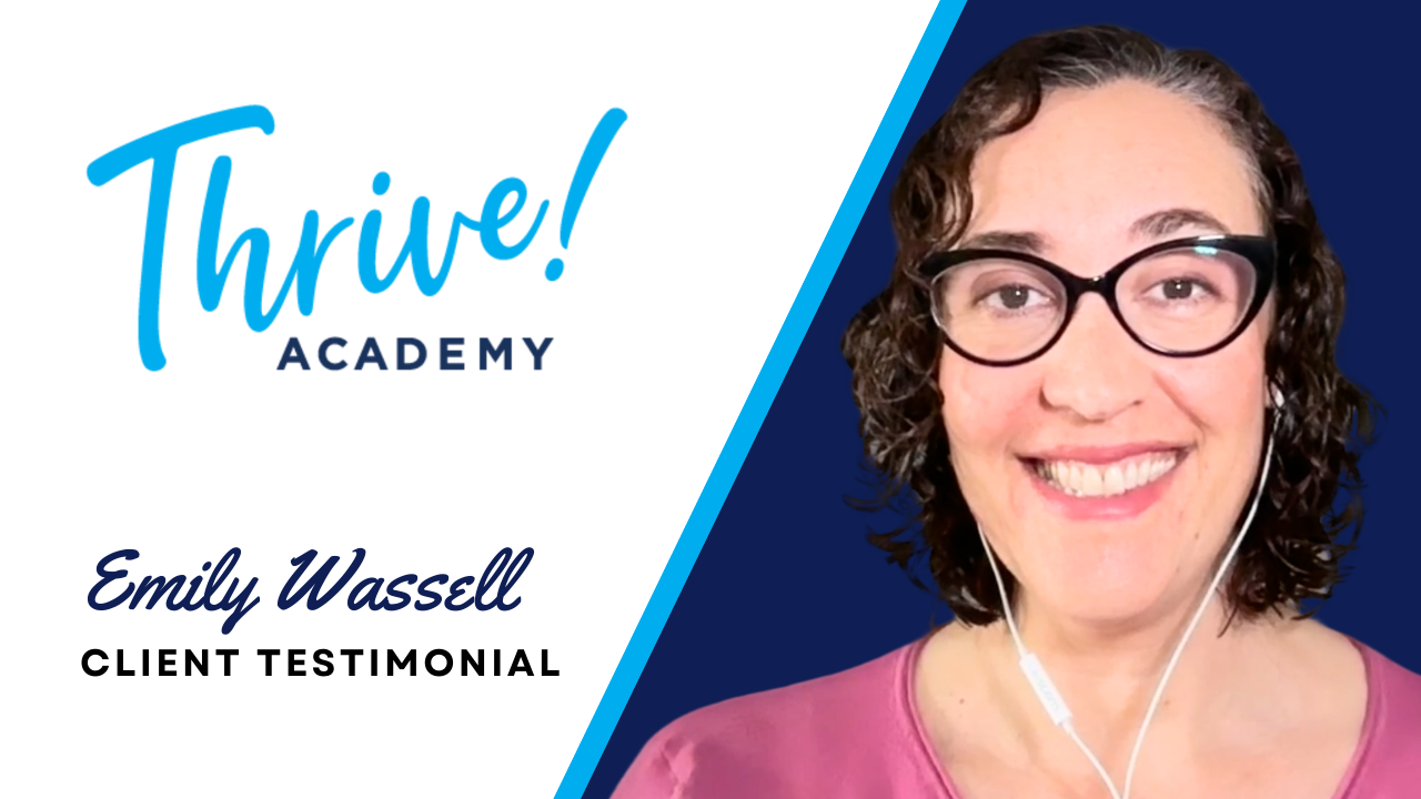 Emily Wassell tells their story about Thrive Academy