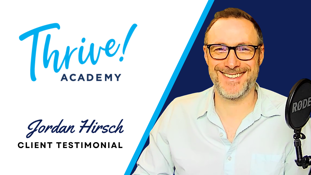 Jordan Hirsch tells their story about Thrive Academy