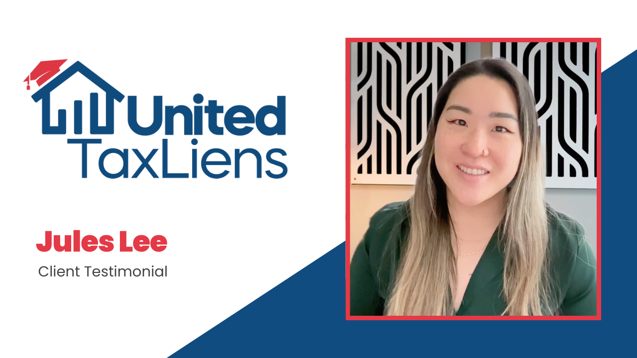 Jules tells their story about Tax Lien Wealth Builders