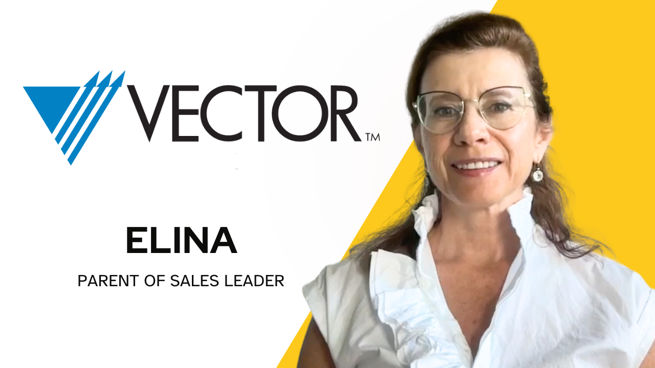Elina tells their story about Vector Marketing