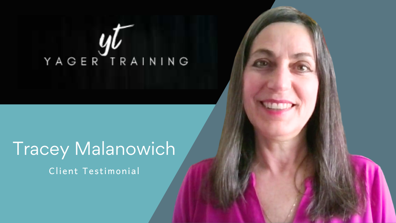 Tracey Malanowich tells their story about Yager Training Co.